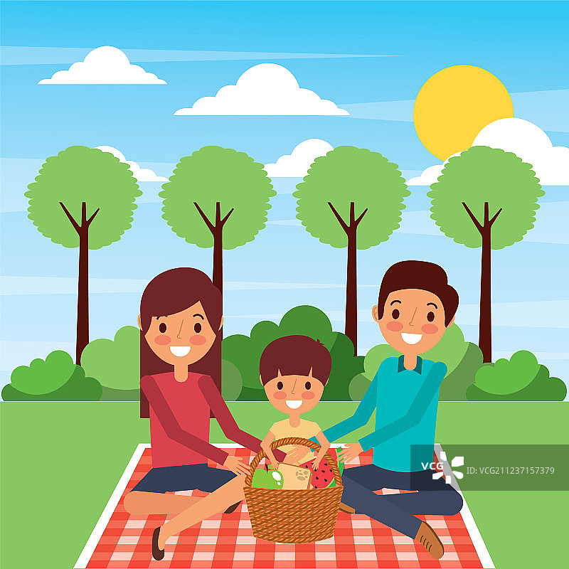 家庭人物合集图片素材