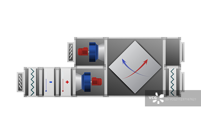 暖通空调行业的空气处理机组图片素材