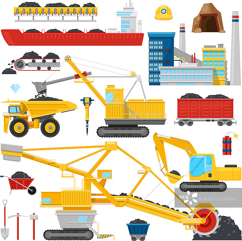 煤矿工业设备图片素材