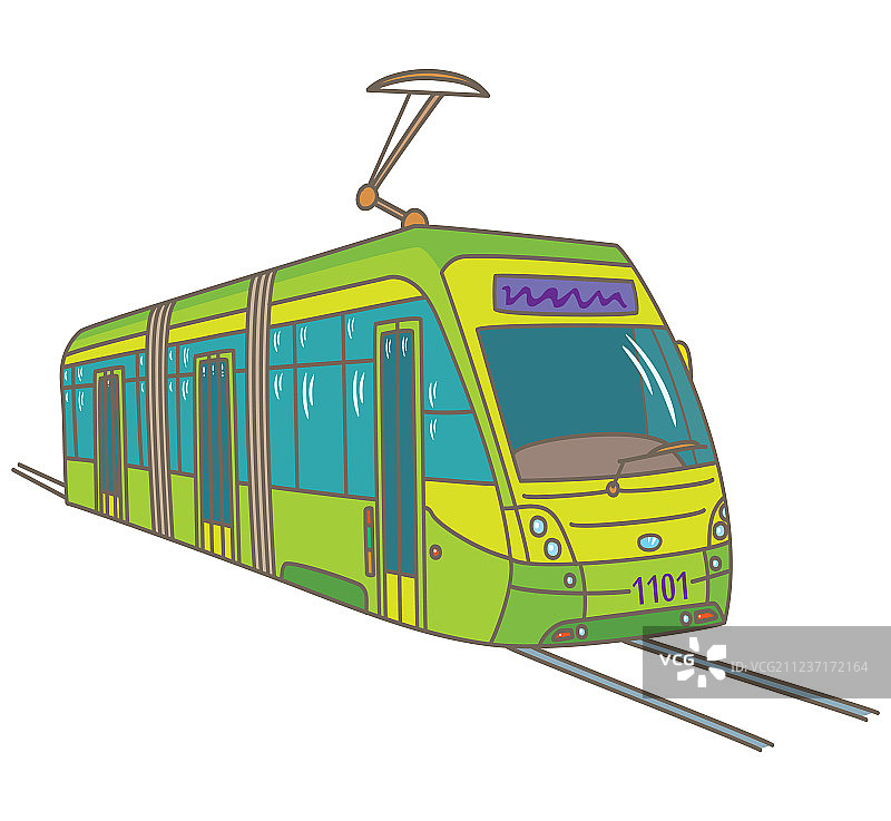 有轨电车图片素材