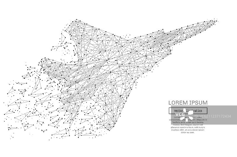 战斗机低多边形灰色图片素材