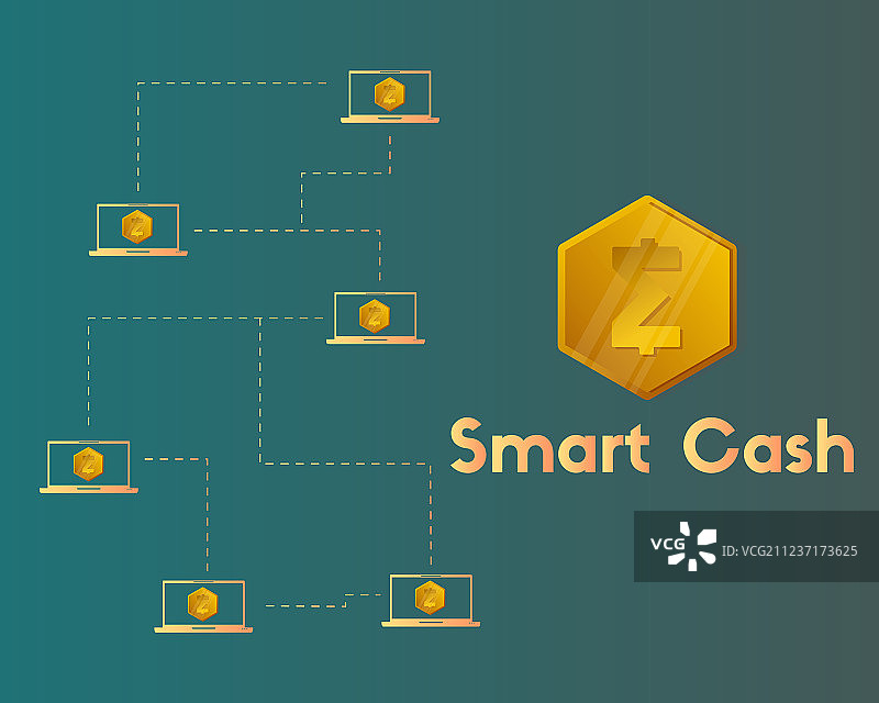 区块链智能现金网络背景风格图片素材