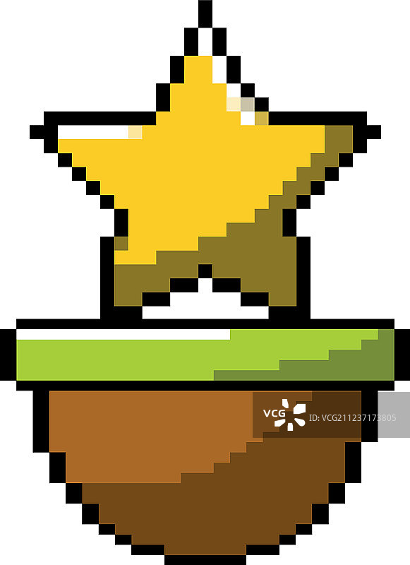 平台游戏机上的星星图片素材