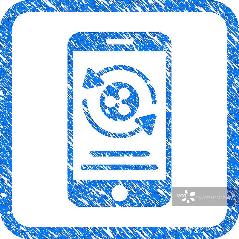 瑞波手机支付框架图章图片素材