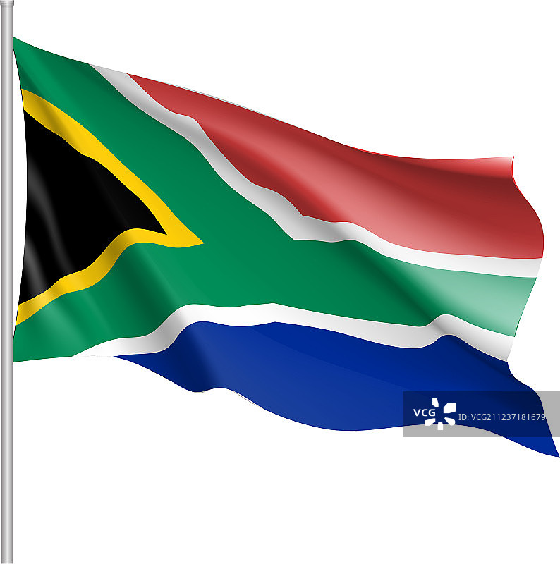 南非国旗图片素材