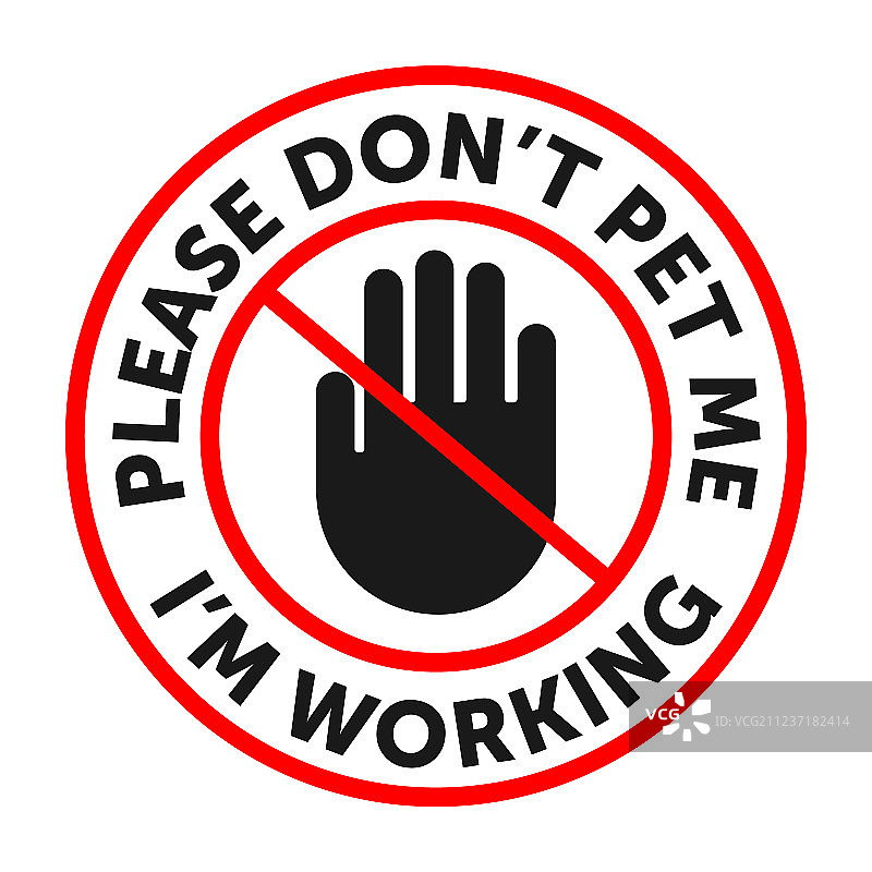 服务犬徽章图片素材