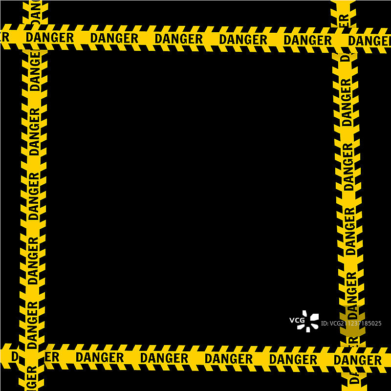 警戒线与危险提示带图片素材