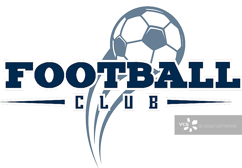 足球俱乐部飞球背景图片图片素材