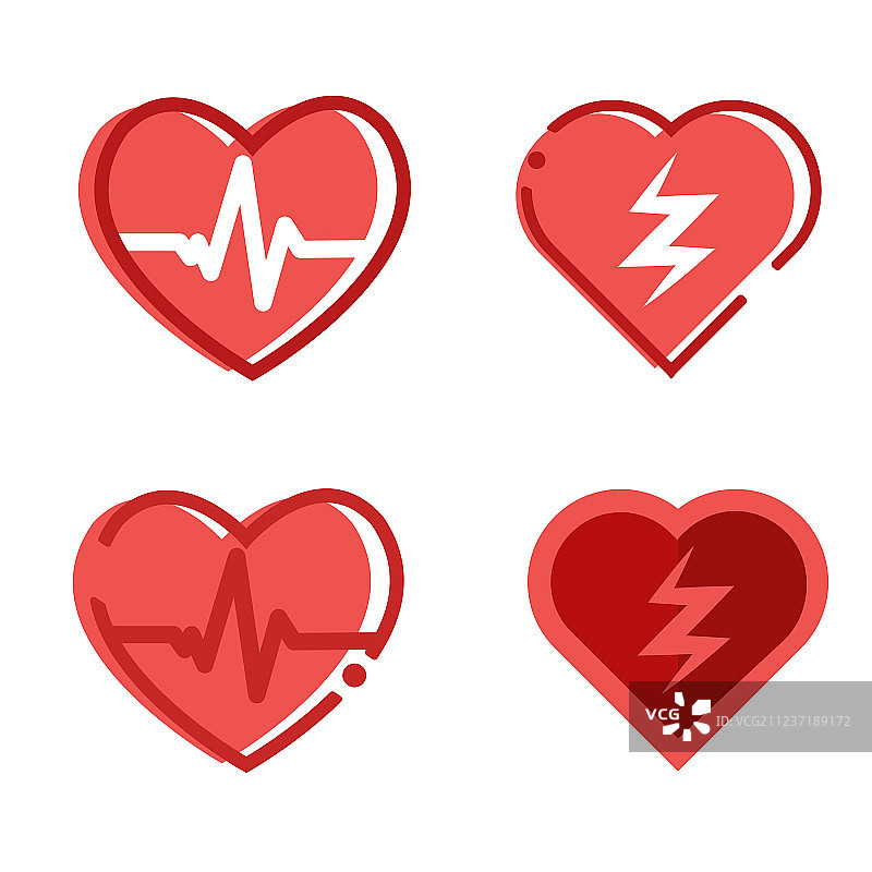 除颤器图标集图片素材