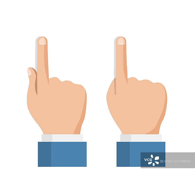 手绘触摸屏手势图标合集图片素材