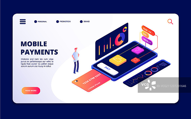 移动支付智能手机银行数据图片素材