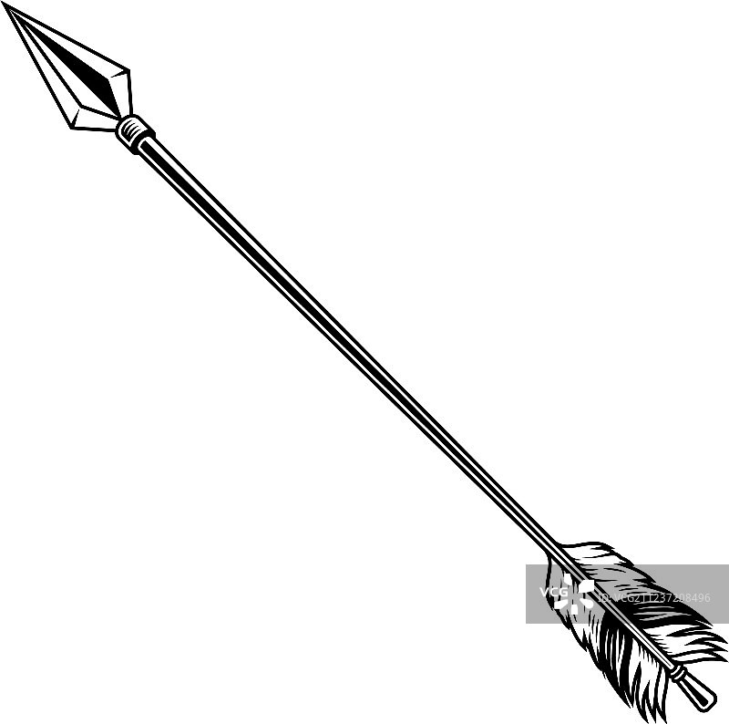 白色背景上孤立的箭头图片素材