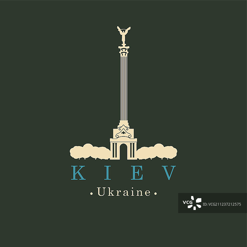 乌克兰独立纪念碑banner图片素材