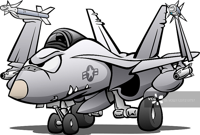 卡通海军战斗机图片素材