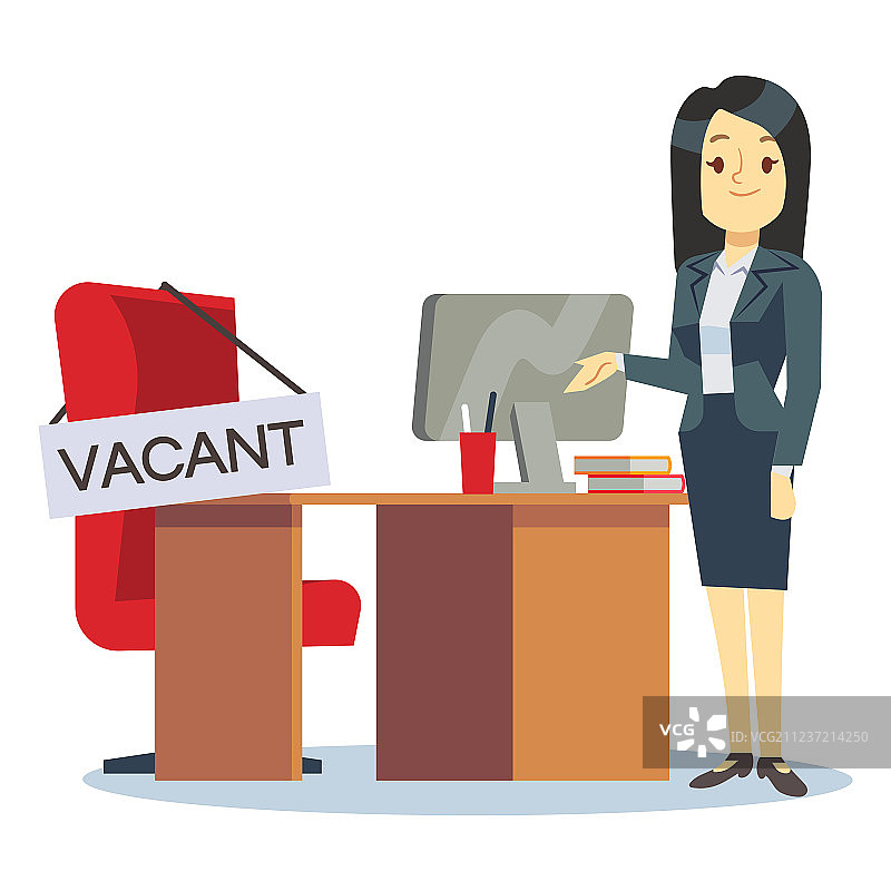 招聘职位空缺概念图片素材
