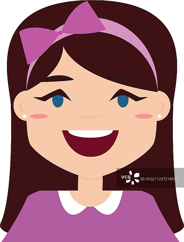 女孩的表情的脸图片素材
