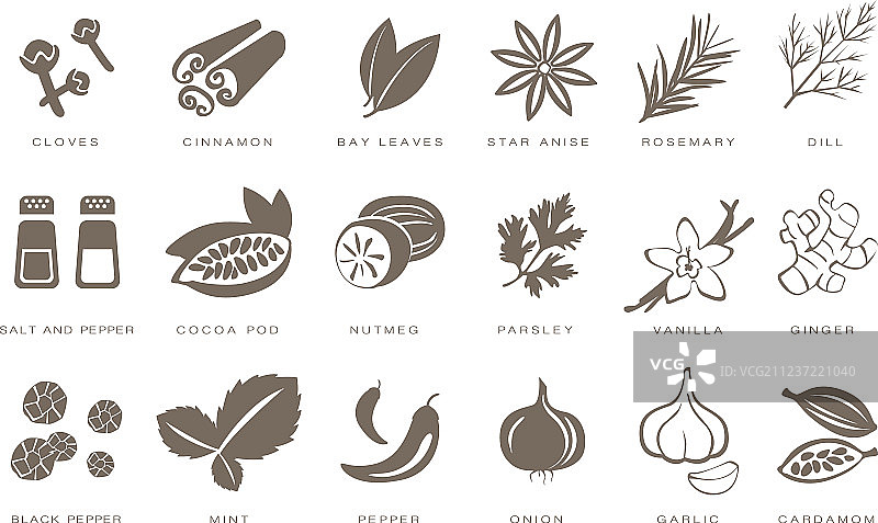 香料线性图标图片素材