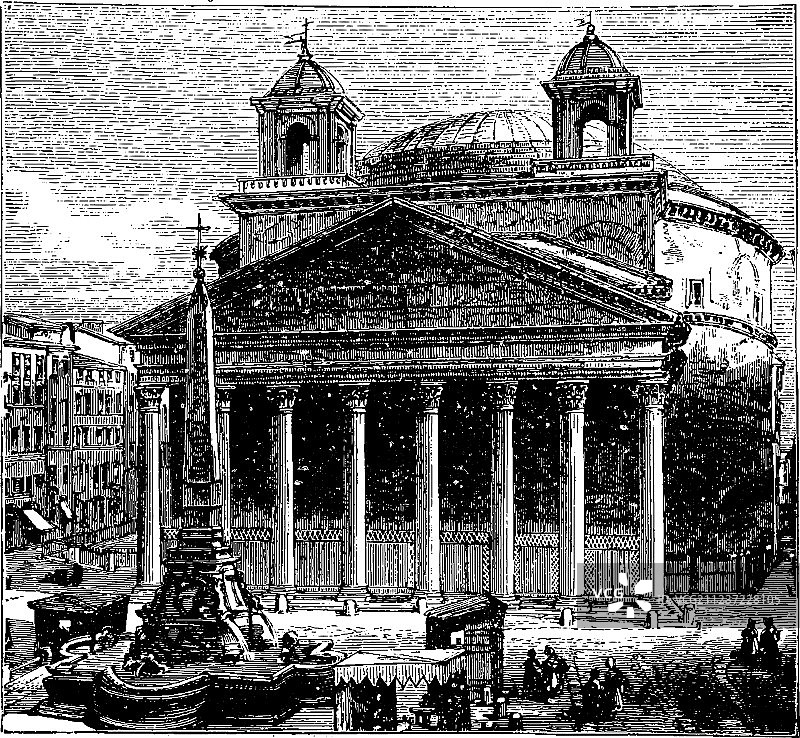 罗马万神庙图片素材