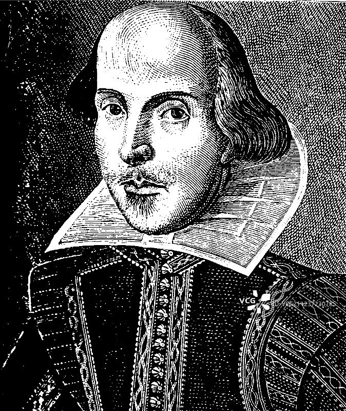 威廉·莎士比亚复古风图片素材