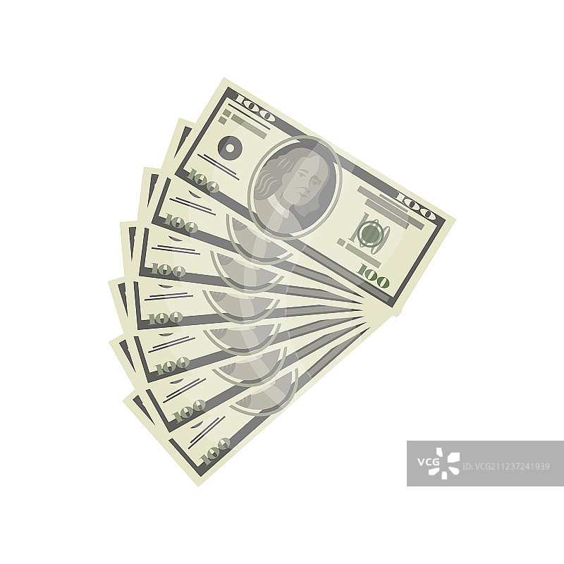 纸币隔离2.5D图标图片素材