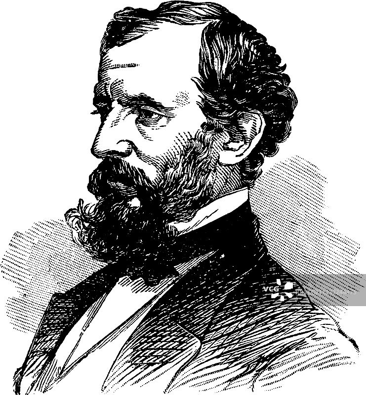 文森特·科利尔复古照片图片素材