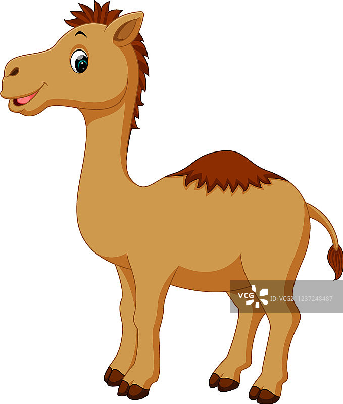 可爱骆驼卡通图片素材