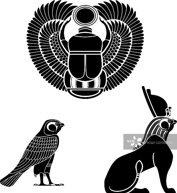 埃及古代符号图片素材