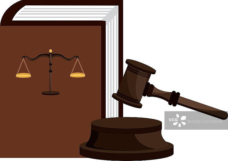 法官法槌隔离图标图片素材