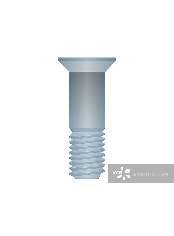 白色背景上的马车螺栓图片素材