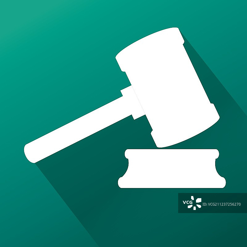 法官法槌隔离图标图片素材