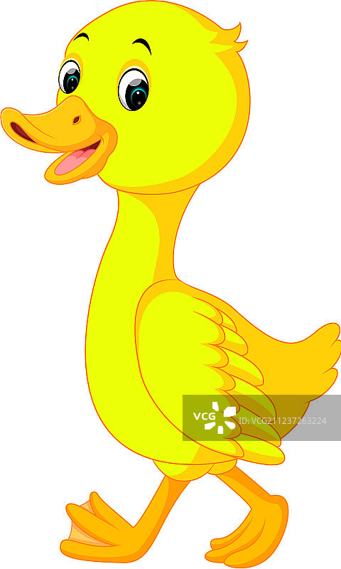 鸭子卡通图片素材