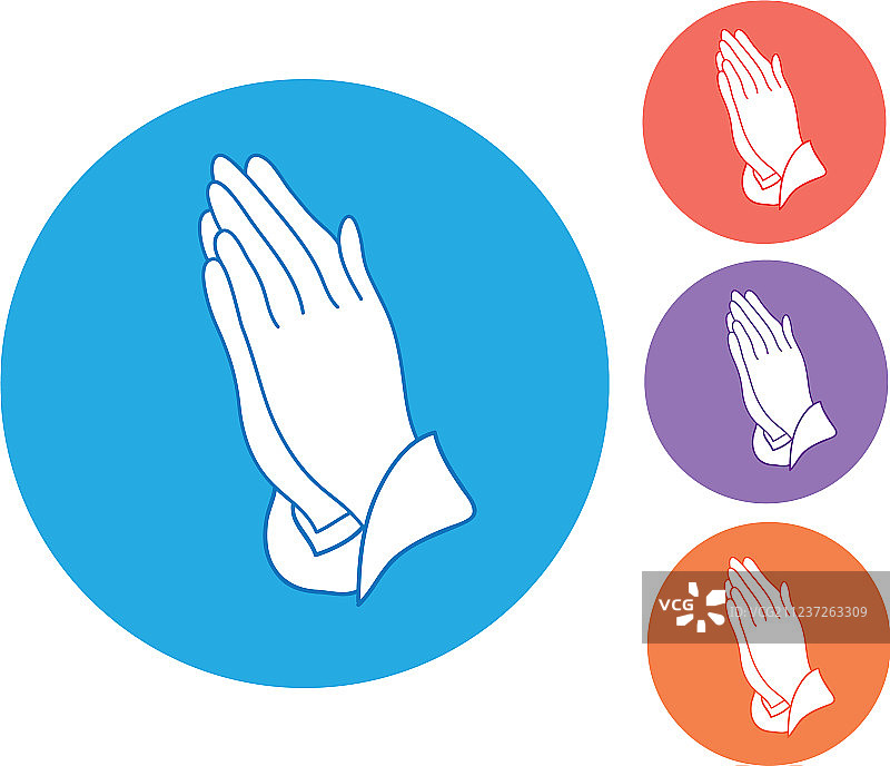 祈祷的手图片素材