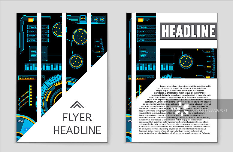 抽象布局的艺术背景设置图片素材