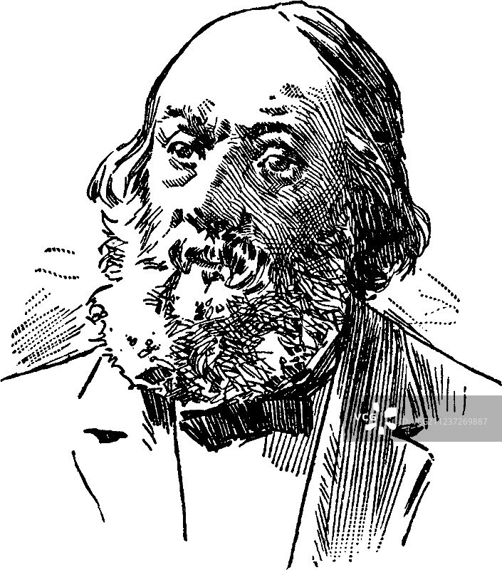 爱德华·埃弗里特·黑尔复古图片素材