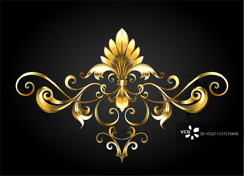 鸢尾花涡卷边框图片素材