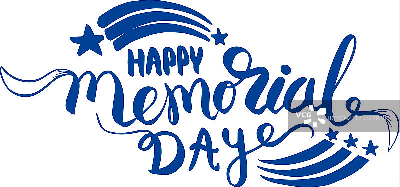 阵亡将士纪念日快乐图片素材