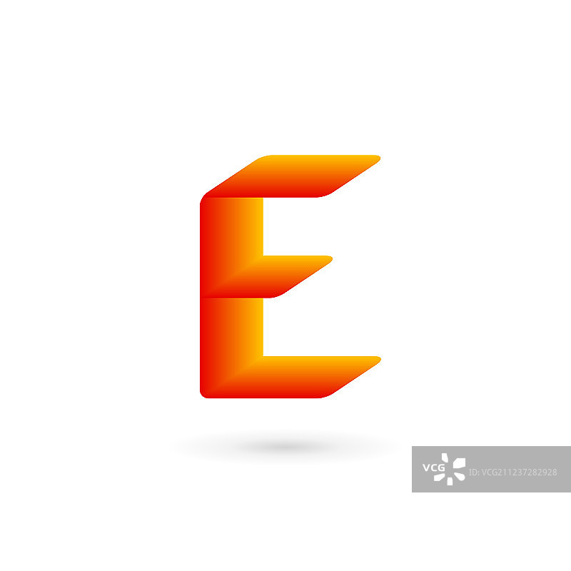 字母E Logo图标设计模板元素图片素材
