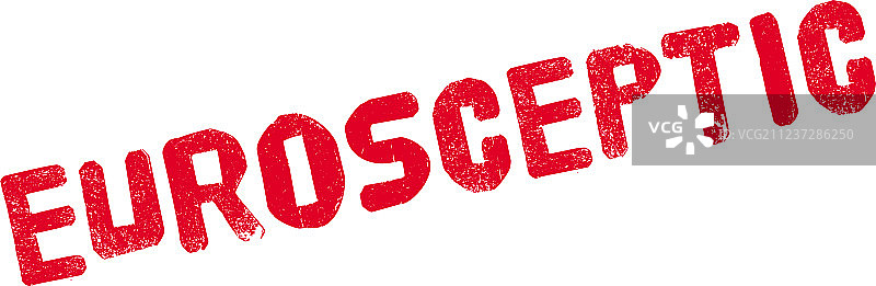 欧元怀疑论橡胶印章图片素材