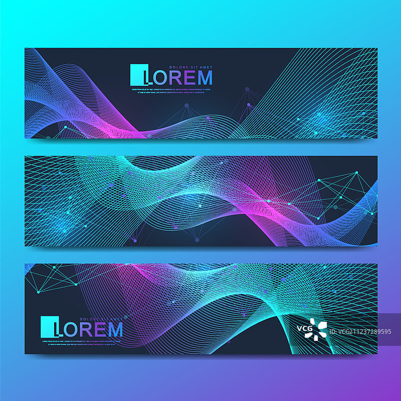现代网站banner抽象合集图片素材
