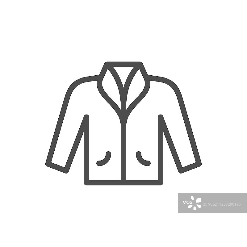 夹克线条图标图片素材