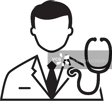 医生和医疗服务图标扁平设计图片素材