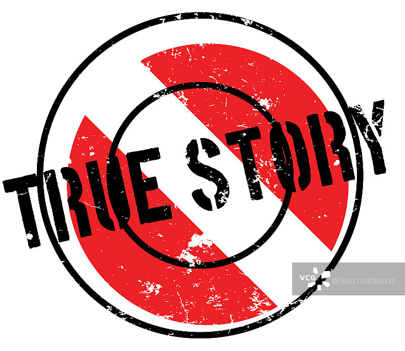 真实故事橡胶印章图片素材