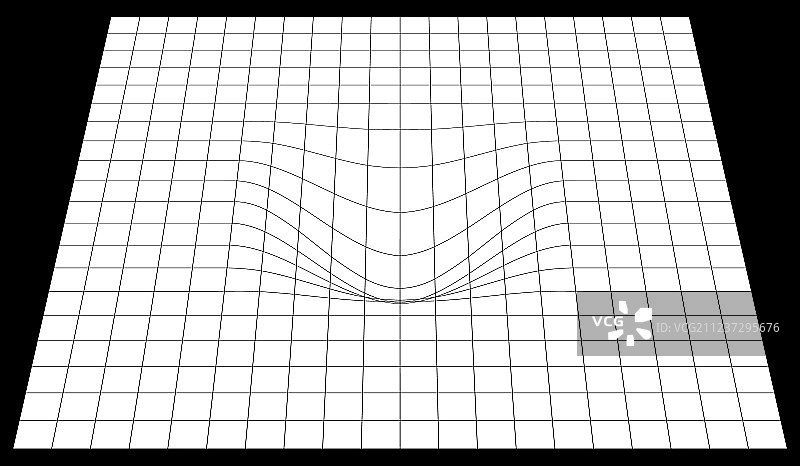 透视弯曲网格3D凸面网图片素材