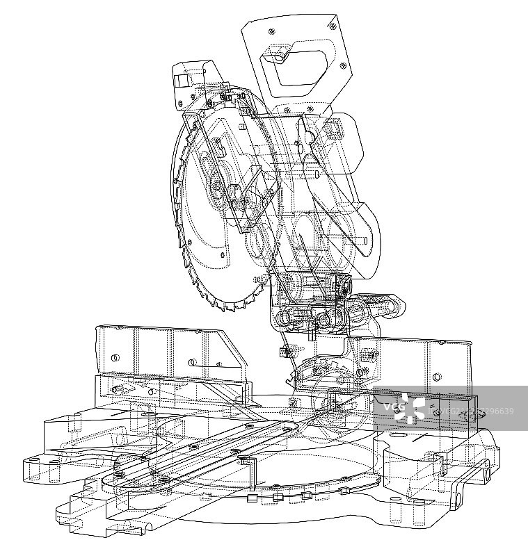 斜切锯片概念图片素材
