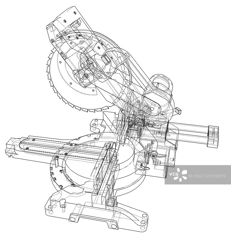 斜切锯片概念图片素材