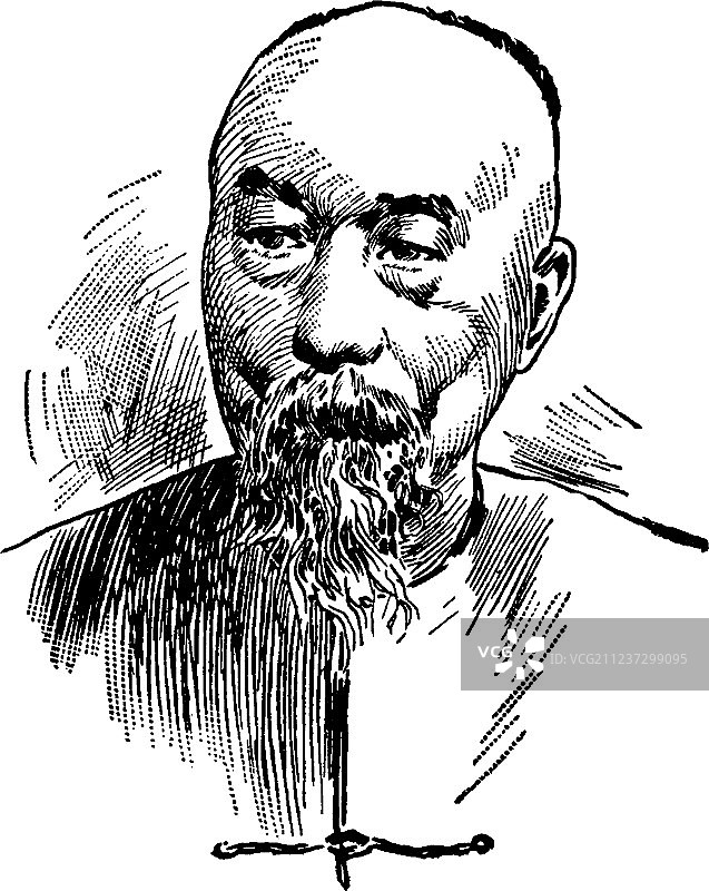 李鸿章老照片图片素材