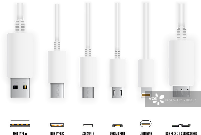 USB所有类型图片素材