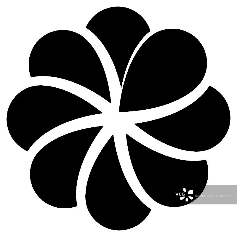 用于自然生态的同心叶形图片素材