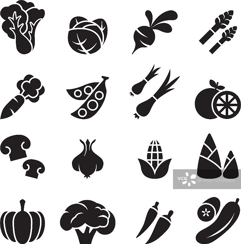 蔬菜图标合集2图片素材