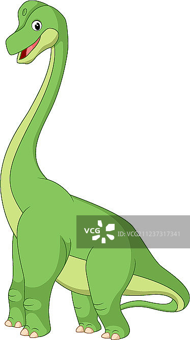 卡通腕龙图片素材